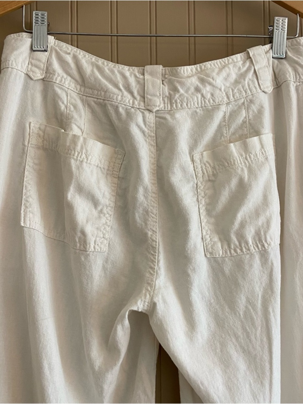 Lady Hathaway White Line Straight Leg Cargo Pants Women’s Size 8/30 - Picture 3 of 6